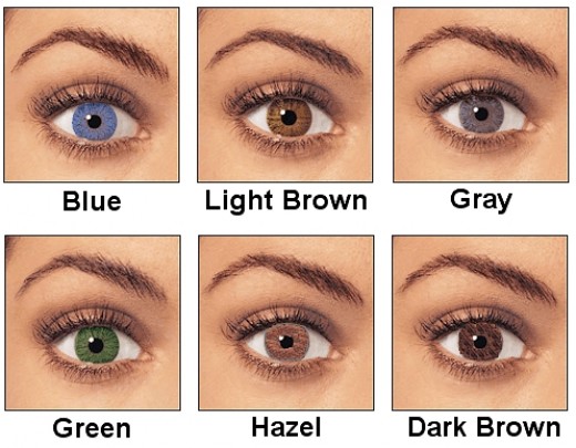 really light brown eye color